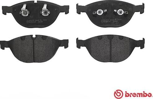 Brembo P 06 047 - Bremžu uzliku kompl., Disku bremzes www.autospares.lv