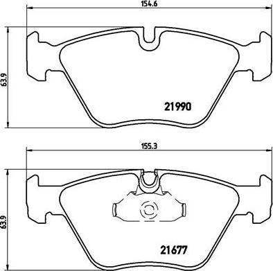 Brembo P 06 065 - Bremžu uzliku kompl., Disku bremzes www.autospares.lv