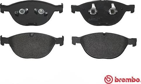 Brembo P 06 066 - Bremžu uzliku kompl., Disku bremzes www.autospares.lv