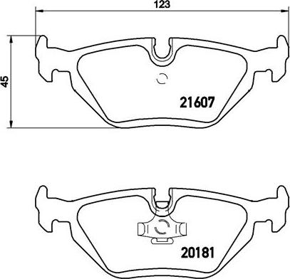 Brembo P 06 013 - Тормозные колодки, дисковые, комплект www.autospares.lv