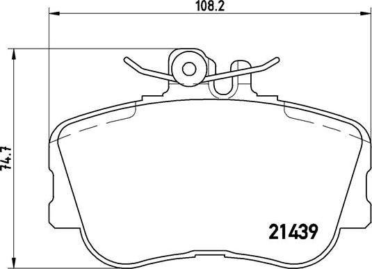 Brembo P 06 017 - Bremžu uzliku kompl., Disku bremzes www.autospares.lv