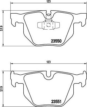 Brembo P 06 039 - Bremžu uzliku kompl., Disku bremzes www.autospares.lv