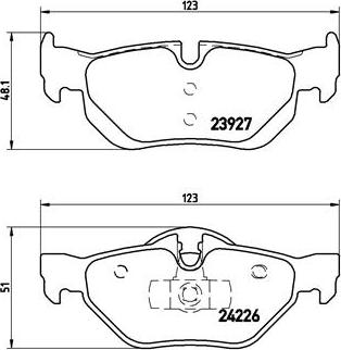 Brembo P 06 038X - Bremžu uzliku kompl., Disku bremzes autospares.lv