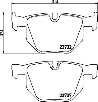 Brembo P 06 033 - Bremžu uzliku kompl., Disku bremzes www.autospares.lv