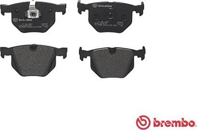 Brembo P 06 029 - Bremžu uzliku kompl., Disku bremzes www.autospares.lv