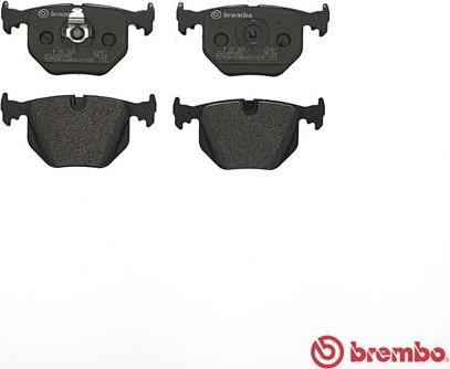 Brembo P 06 020 - Bremžu uzliku kompl., Disku bremzes autospares.lv