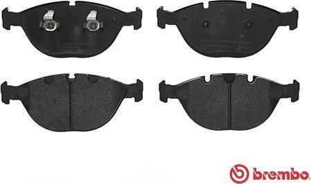 Brembo P 06 028 - Bremžu uzliku kompl., Disku bremzes www.autospares.lv