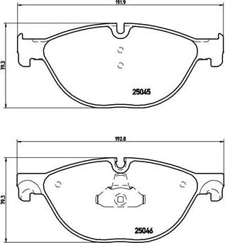 Brembo P 06 076 - Bremžu uzliku kompl., Disku bremzes www.autospares.lv