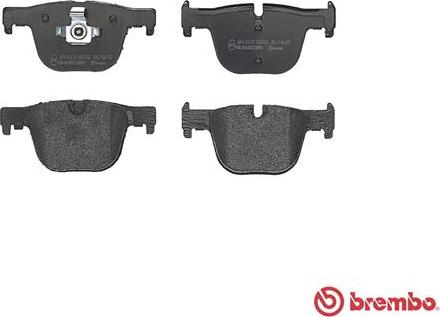 Brembo P 06 072 - Bremžu uzliku kompl., Disku bremzes www.autospares.lv