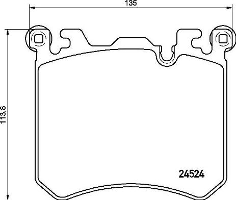 Brembo P 06 077 - Bremžu uzliku kompl., Disku bremzes www.autospares.lv