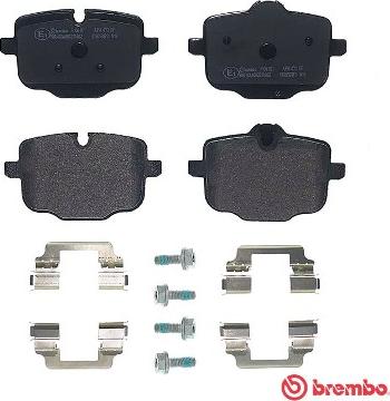 Brembo P 06 101 - Bremžu uzliku kompl., Disku bremzes www.autospares.lv