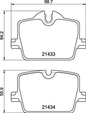 Brembo P 06 114 - Bremžu uzliku kompl., Disku bremzes www.autospares.lv