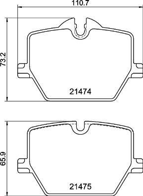 Brembo P 06 116 - Bremžu uzliku kompl., Disku bremzes www.autospares.lv