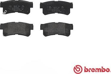 Brembo P 15 009 - Bremžu uzliku kompl., Disku bremzes www.autospares.lv