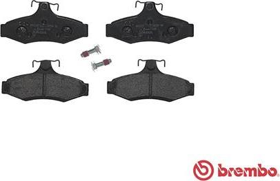 Brembo P 15 005 - Bremžu uzliku kompl., Disku bremzes www.autospares.lv