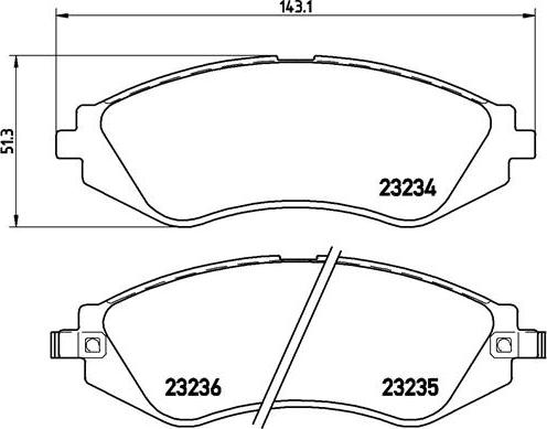 Brembo P 15 002 - Bremžu uzliku kompl., Disku bremzes www.autospares.lv