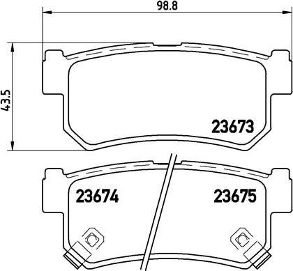 Brembo P 15 010 - Тормозные колодки, дисковые, комплект www.autospares.lv