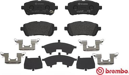 Brembo P 16 013 - Bremžu uzliku kompl., Disku bremzes www.autospares.lv