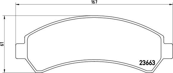 Brembo P 10 016 - Bremžu uzliku kompl., Disku bremzes www.autospares.lv