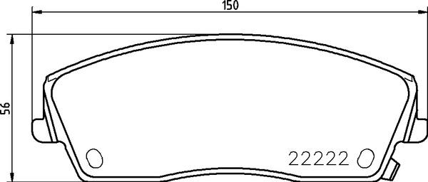 Brembo P 11 041 - Bremžu uzliku kompl., Disku bremzes www.autospares.lv