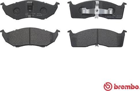 Brembo P 11 008 - Bremžu uzliku kompl., Disku bremzes autospares.lv