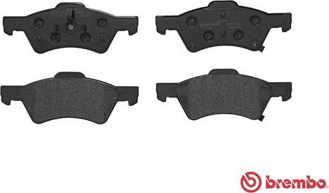 Brembo P 11 015 - Bremžu uzliku kompl., Disku bremzes www.autospares.lv