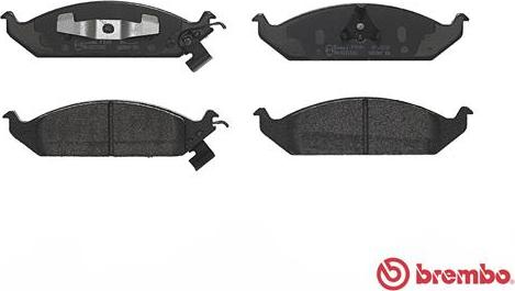 Brembo P 11 011 - Bremžu uzliku kompl., Disku bremzes www.autospares.lv