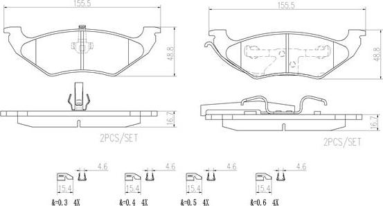 Brembo P11027N - Bremžu uzliku kompl., Disku bremzes www.autospares.lv