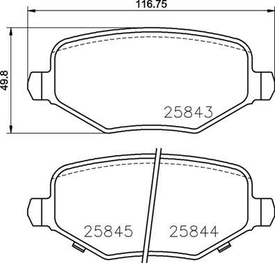 Brembo P 18 029 - Bremžu uzliku kompl., Disku bremzes www.autospares.lv