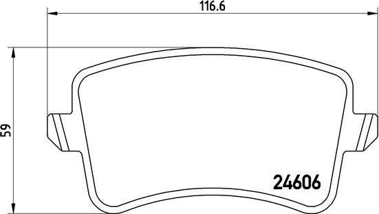 Brembo P 85 099X - Тормозные колодки, дисковые, комплект www.autospares.lv