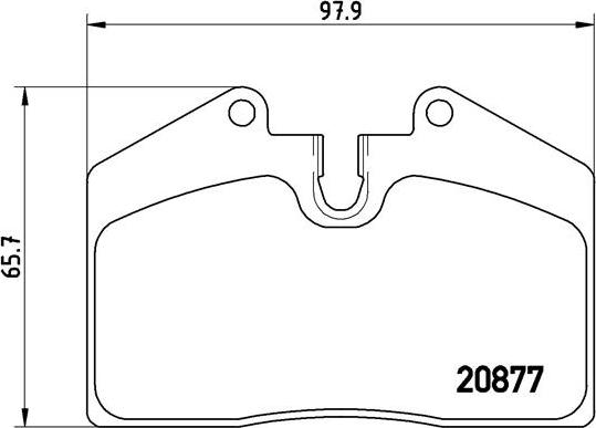 Brembo P 85 094 - Bremžu uzliku kompl., Disku bremzes autospares.lv