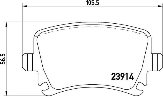 Brembo P 85 095X - Bremžu uzliku kompl., Disku bremzes autospares.lv