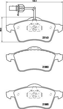 Brembo P 85 049 - Bremžu uzliku kompl., Disku bremzes www.autospares.lv