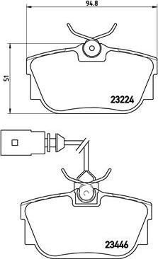 Brembo P 85 046 - Bremžu uzliku kompl., Disku bremzes autospares.lv