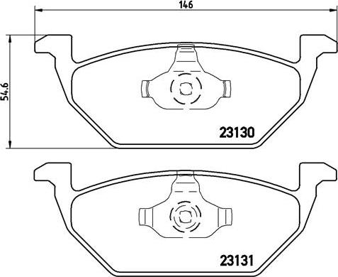 Brembo P 85 041X - Bremžu uzliku kompl., Disku bremzes autospares.lv