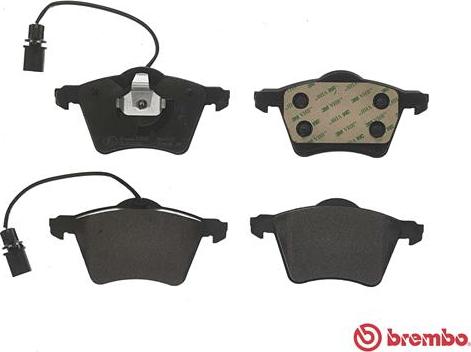 Brembo P 85 052 - Brake Pad Set, disc brake www.autospares.lv