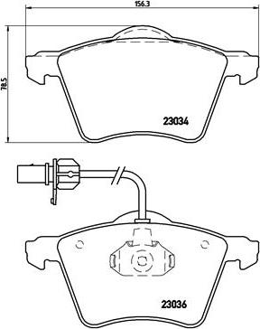 Brembo P 85 052 - Тормозные колодки, дисковые, комплект www.autospares.lv