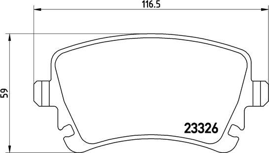 Brembo P 85 064 - Тормозные колодки, дисковые, комплект www.autospares.lv