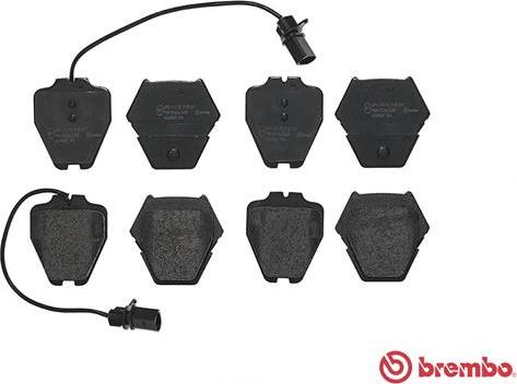 Brembo P 85 067 - Bremžu uzliku kompl., Disku bremzes autospares.lv