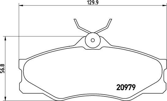 Brembo P 85 008 - Bremžu uzliku kompl., Disku bremzes www.autospares.lv