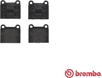 Brembo P 85 003 - Brake Pad Set, disc brake www.autospares.lv