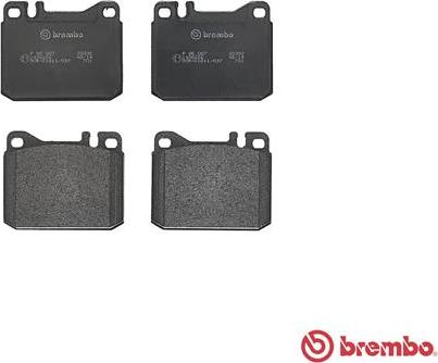 Brembo P 85 007 - Bremžu uzliku kompl., Disku bremzes www.autospares.lv