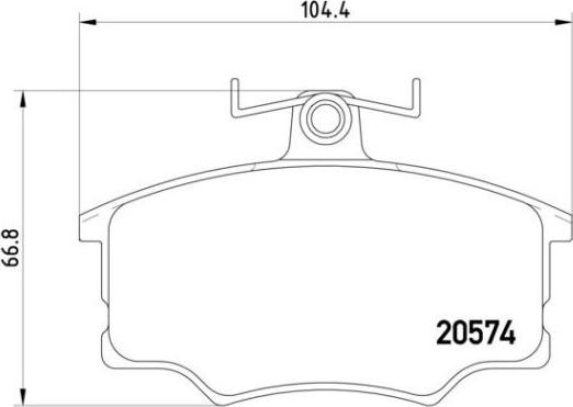 Brembo P 85 010 - Тормозные колодки, дисковые, комплект www.autospares.lv