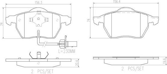 Brembo P85085N - Bremžu uzliku kompl., Disku bremzes www.autospares.lv