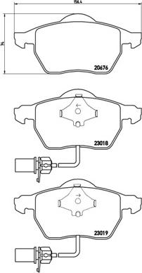 Brembo P 85 085X - Bremžu uzliku kompl., Disku bremzes autospares.lv