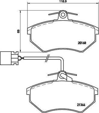 Brembo P 85 034 - Bremžu uzliku kompl., Disku bremzes autospares.lv