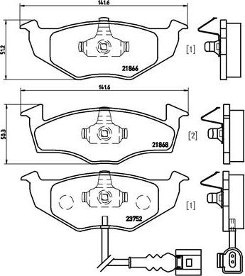 Brembo P 85 071 - Brake Pad Set, disc brake www.autospares.lv