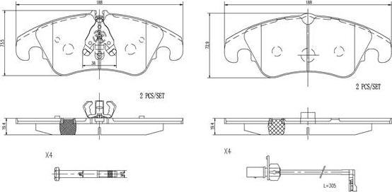 Brembo P85145N - Bremžu uzliku kompl., Disku bremzes www.autospares.lv