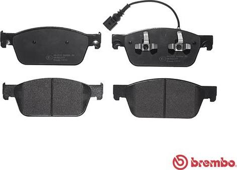 Brembo P 85 141 - Bremžu uzliku kompl., Disku bremzes www.autospares.lv