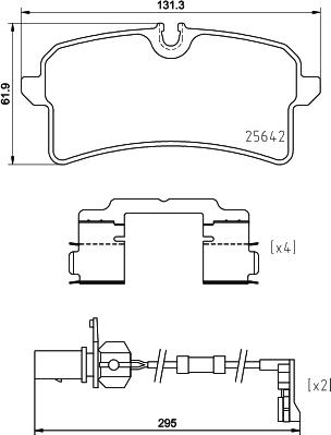 Brembo P 85 151 - Bremžu uzliku kompl., Disku bremzes www.autospares.lv